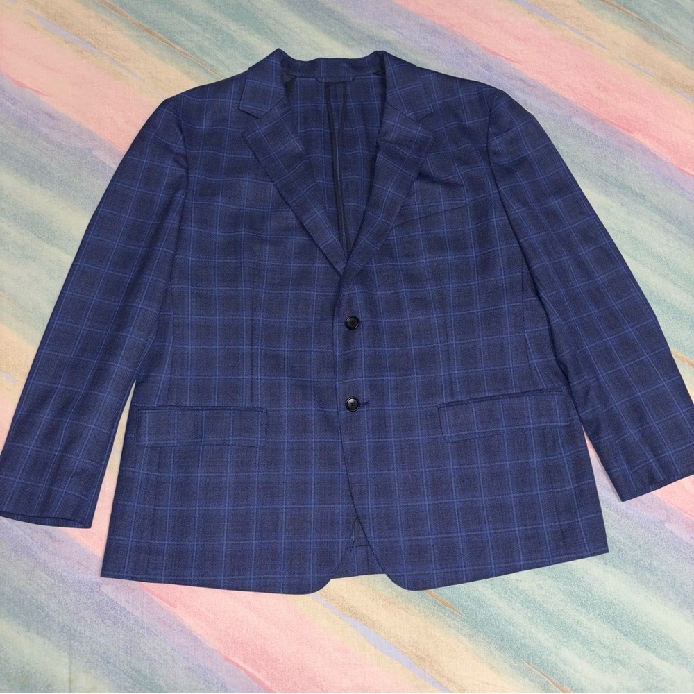 Bonobos Jetsetter Sport Coat Men's 46S Italian Zignone Wool Unconstructed Navy